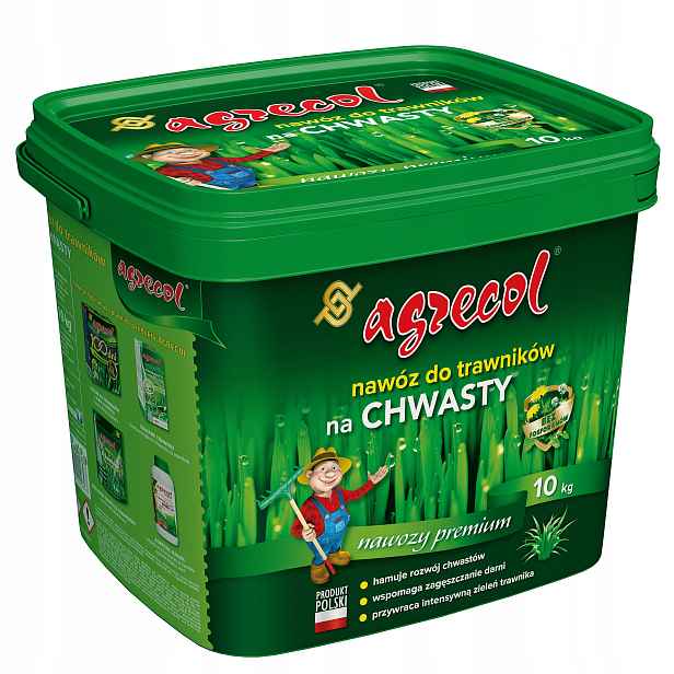 Hnojivo Pro Trávníky Na Plevel Potlačuje Růst Plevelů Agrecol 10 Kg