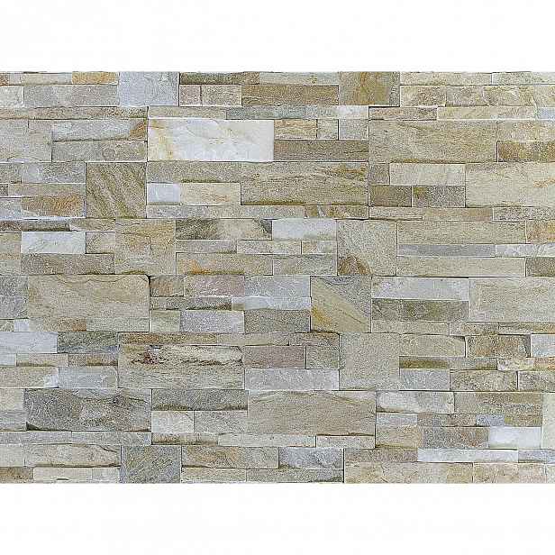 Obkladový přírodní kámen DEKSTONE Q 010  plošný - "Z"  lepený – 35x18x0,5-3
