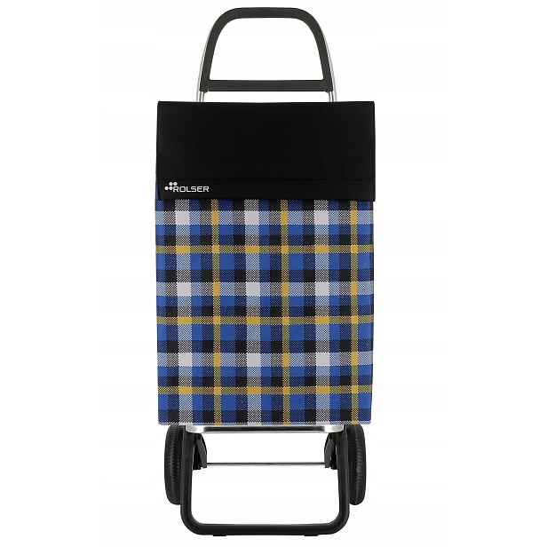 Rolser Jean Scottish 2, nákupní taška na kolečkách, černá