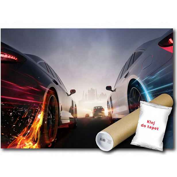 Vinylová Fototapeta Auto Závod 152x104