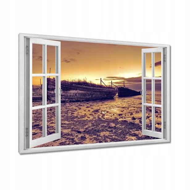 Obrazy 90x60 Staré rybářské lodě