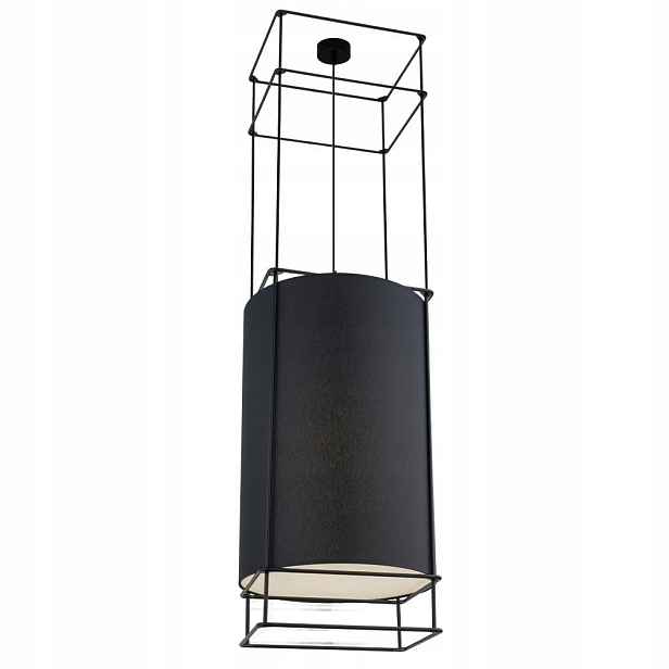 Závěsná lampa Geometrická Černá Abažur E27 20W Dohar Paa