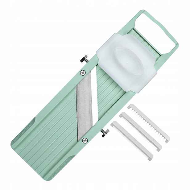 Benriner Classic japonská ostrá mandolína na Zeleniny 64 mm 6 cm zelená