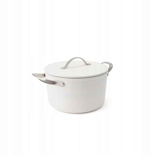 Elmich Nepřilnavý keramický hrnec Zen Ø 20 cm (3 l) krémově bílá