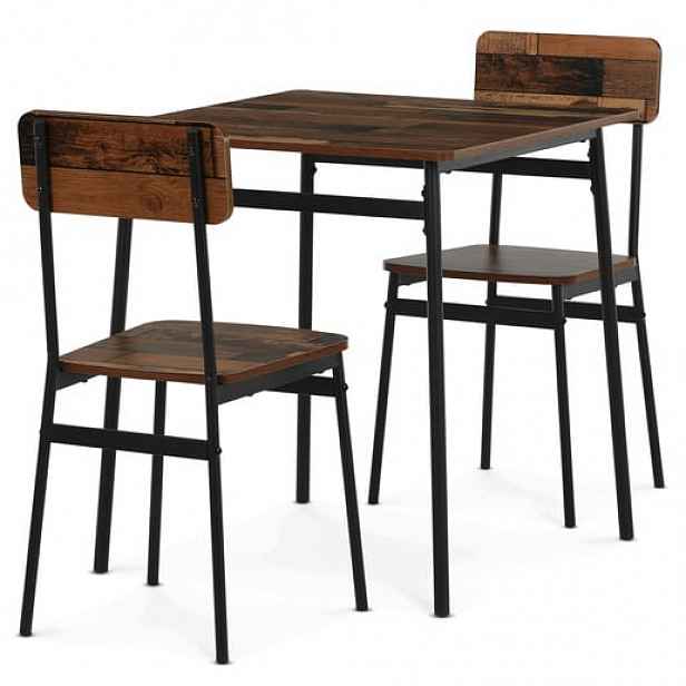 Jídelní set Autronic Hnědá MDF AUT-O2121 OLW2