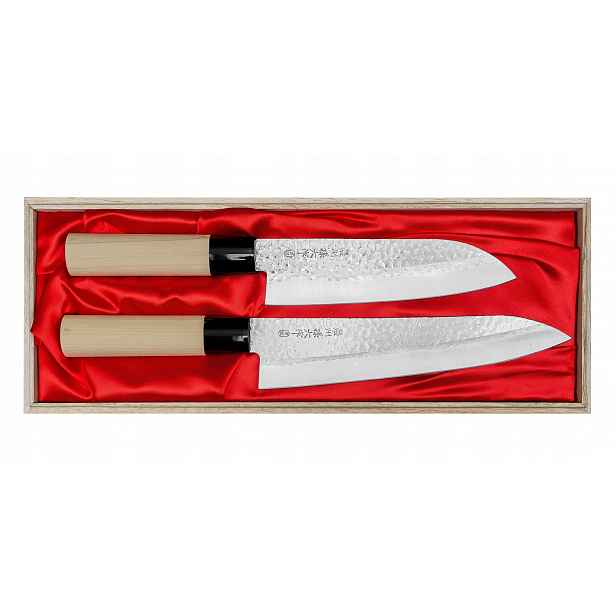 Satake Magaroku Saku Sada 2 nožů pro šéfa Santoku