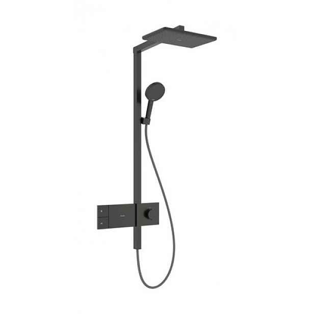 Sprchový systém Hansgrohe Raindance Alive Q s termostatickou baterií kartáčovaný černý chrom 24581340