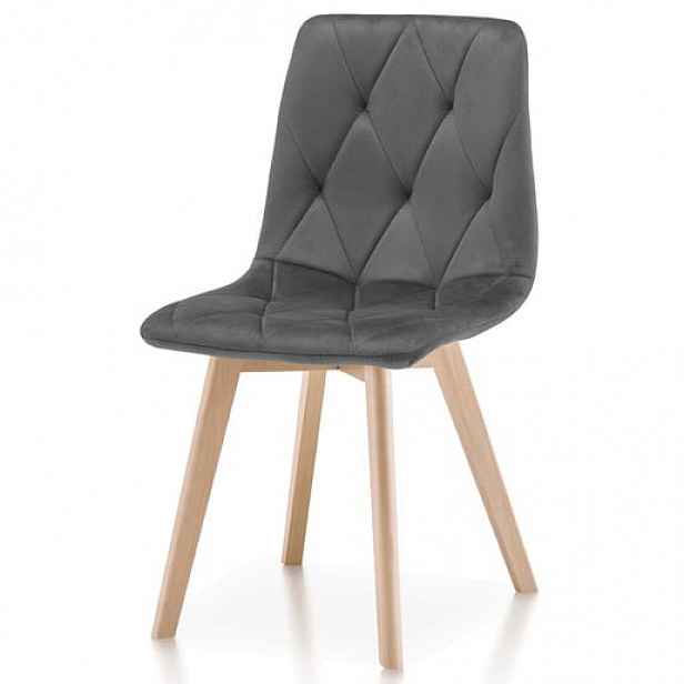Jídelní židle Autronic Šedá Látka CT-V4081 GREY4