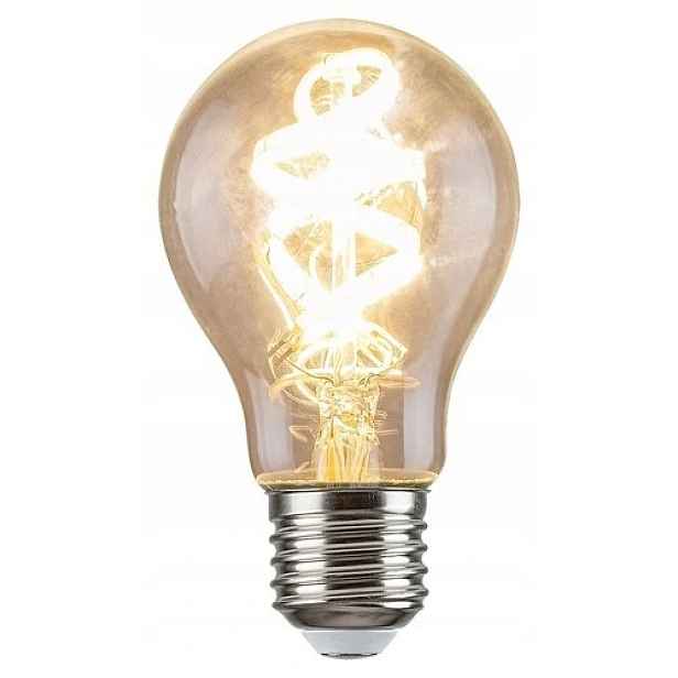 Led Spiral Filament žárovka Amber A60 4W/E27/300Lm/2700K+RGB/Dim