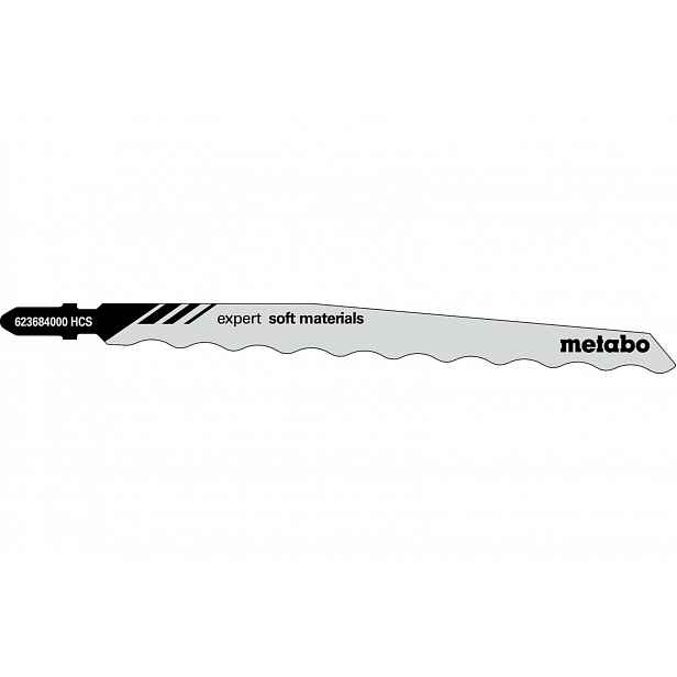 Metabo - Sada pilových plátků na měkké materiály, délka 126 mm, 3 ks 623684000