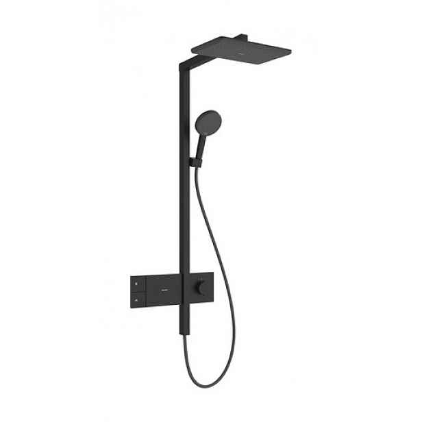 Sprchový systém Hansgrohe Raindance Alive Q s termostatickou baterií matná černá 24581670