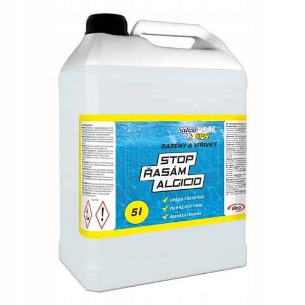 Chemie bazénová, Stop řasám Algicid, 5 l, Silco