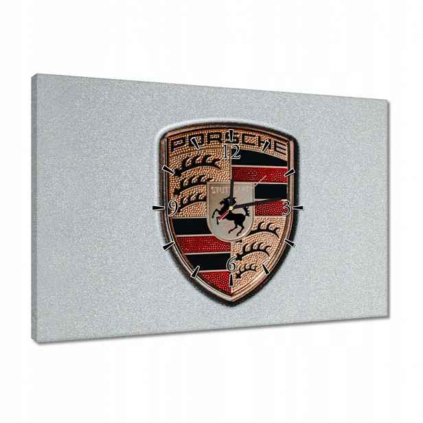 Hodiny 60x40 Známka Porsche Logo