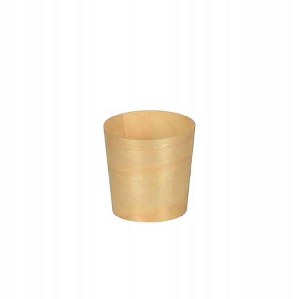 Hrnek fingerfood fi 4,5 cm dřevěný pohár 50 Ks