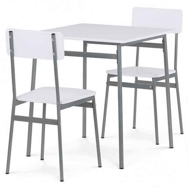 Jídelní set Autronic Bílá MDF AUT-O2122 WT