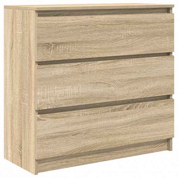 vidaXL Příborník dub sonoma 80x35x76 cm kompozitní dřevo