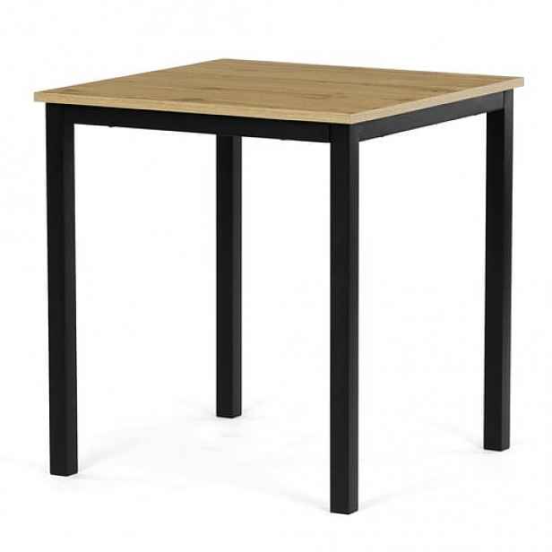 Jídelní stůl Autronic 70x70 cm Hnědá Melamin GDT-201 OAK