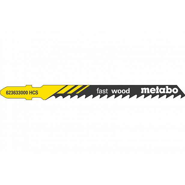Metabo - Sada pilových plátků na dřevo, délka 74 mm, 25 ks 623690000