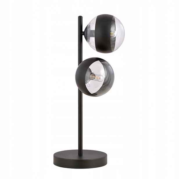 Stolní lampa Rossi černá 40W 2 x E14
