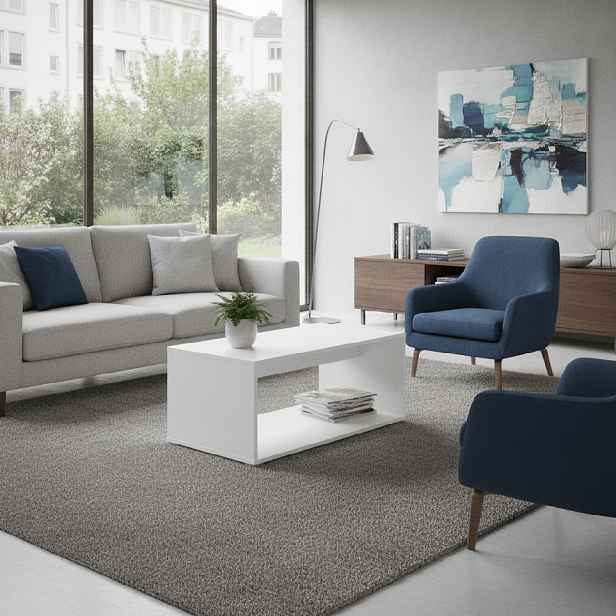 ArtMadex Konferenční stolek COSMO C10 | bílá