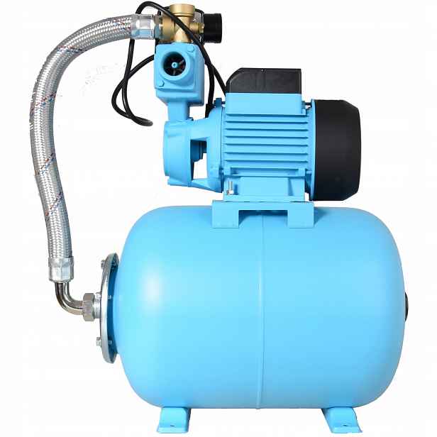 Hydrofor 24L Čerpadlo Wzp 750 Hadice Příslušenství Sada Mosazí Pro Čerpání Vody