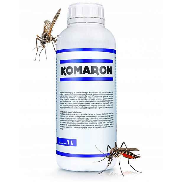 Insekticidní kapalina Strong koncentrát 1000 ml proti komárům, klíšťatům, mouchám