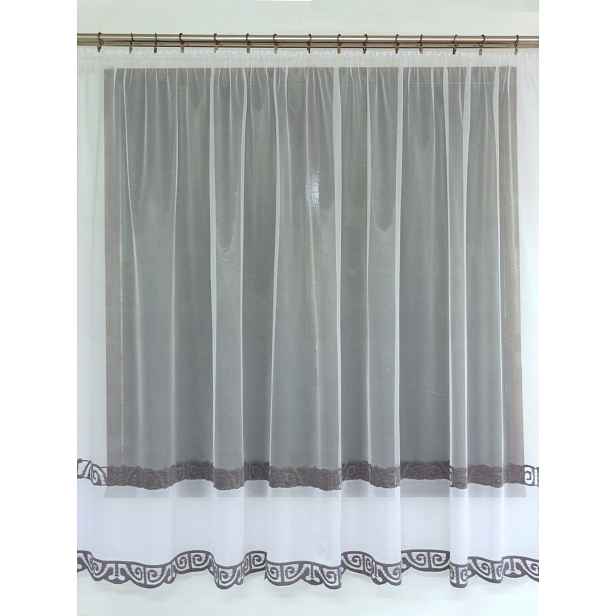 Mg Záclona 573/116 Šedá 350X160CM hotová s páskou M