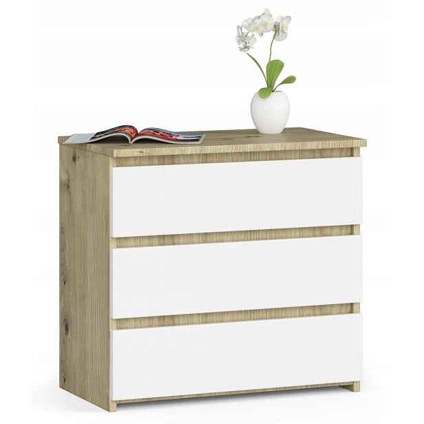 Noční stolek CL3 artisan-bílý noční stolek 60 cm Akd