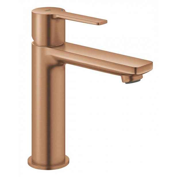 Grohe Lineare New - Umyvadlová baterie s výpustí Push-Open, kartáčovaný Warm Sunset 23106DL1