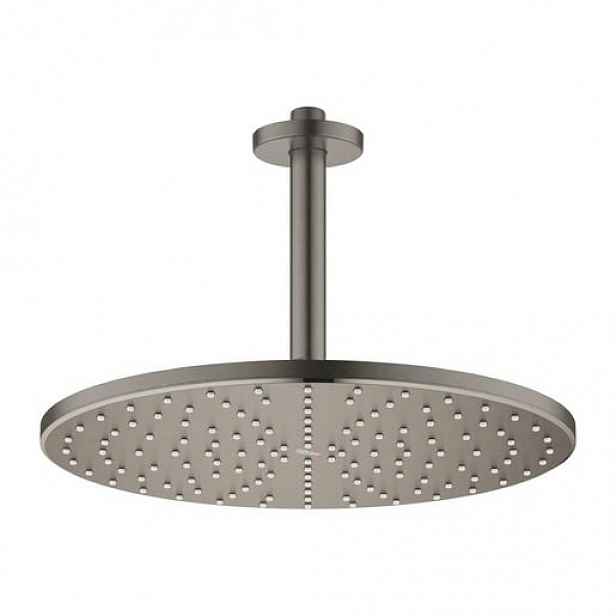 Grohe Rainshower Mono hlavová sprcha včetně sprchového ramena kartáčovaný hard graphite 26560al0 G26560AL0