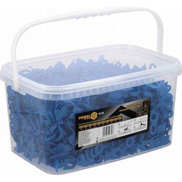 Klipy Pro Vyrovnání 2 MM 900 Ks Vorel 04729