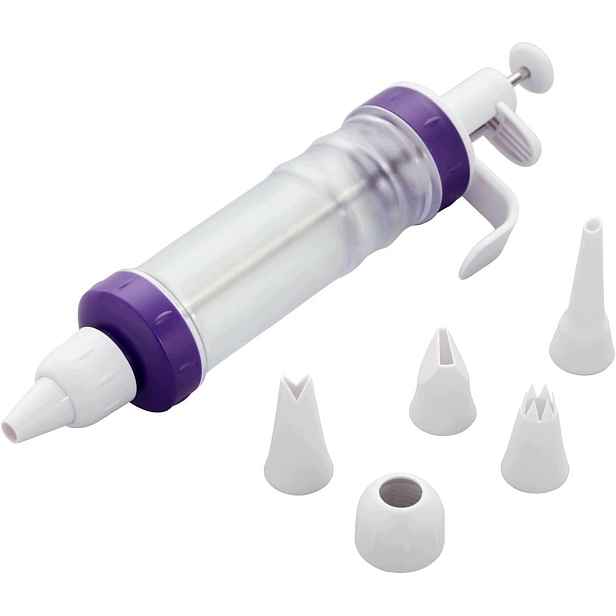 Wilton Dekorátor Dezertů Plus, 28 CM, 4 Nástavce, Kov