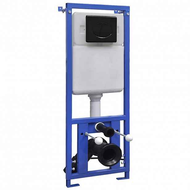 vidaXL Podomítková nádržka pro závěsné WC 11 l 41x14x(110-125) cm