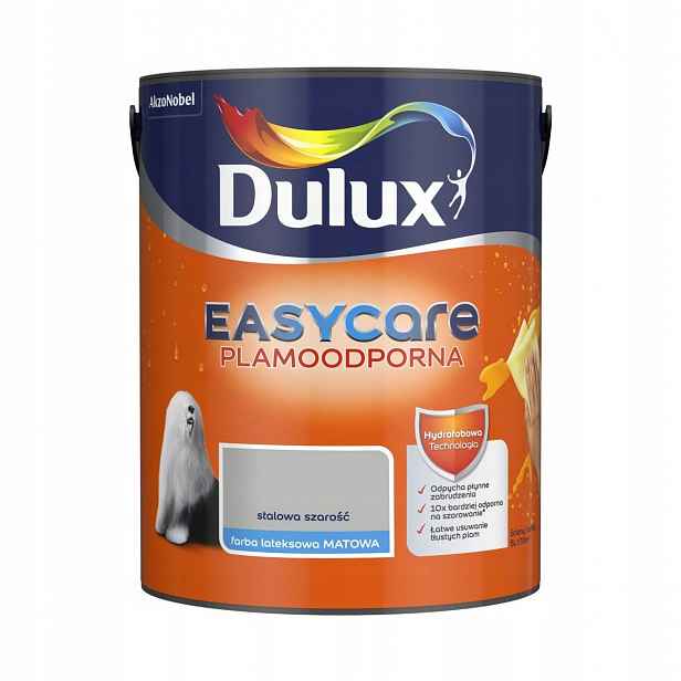 Dulux Easycare Barva Odolná Proti Skvrnám Ocelová šedá 5L