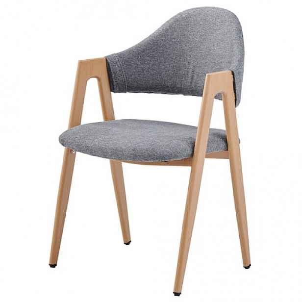 Jídelní židle Autronic Šedá Látka DCL-F4062 GREY2