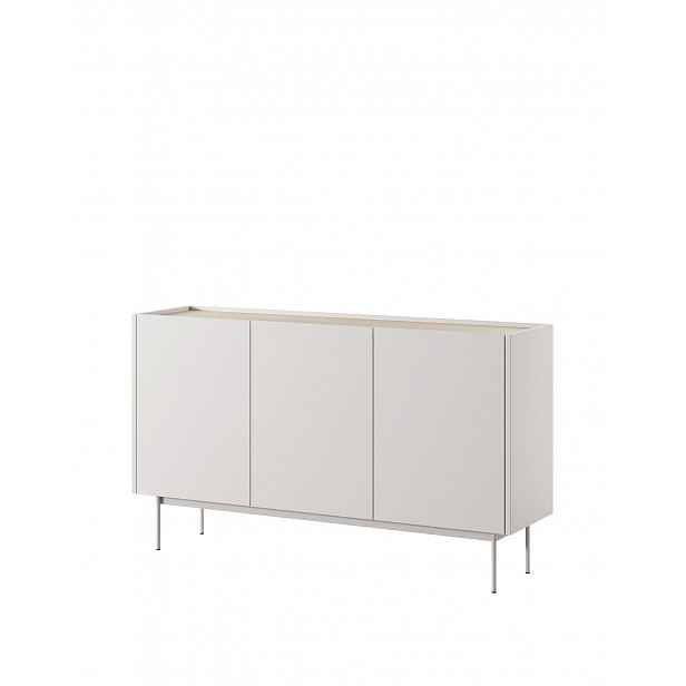 Moderní komoda Color K-144, kašmírová/dub linea