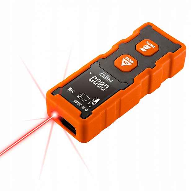 Neo Laserový dálkoměr, dosah 20 m 75-202