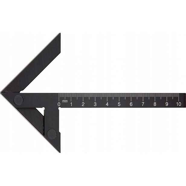 Přesný středící úhelník 100 x 70 mm Fortis (4250222005)
