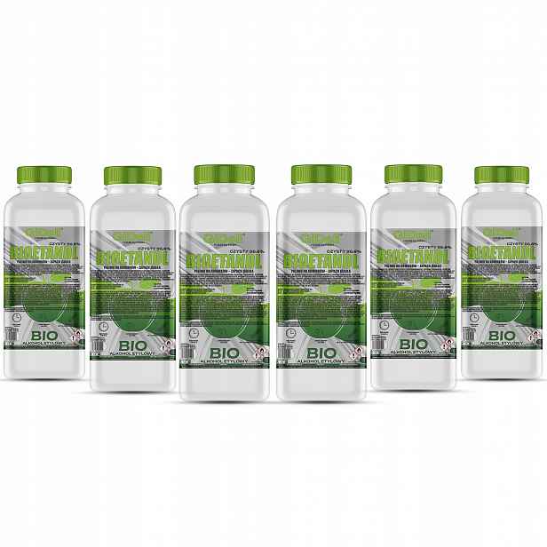 Bioetanol do krbu 6x1L s vůní zeleného jablka biopalivo