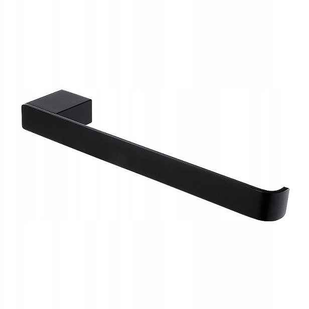 Nimco Kibo Černá nástěnný držák na ručníky 25 cm, nerez Ki-14060g-90_