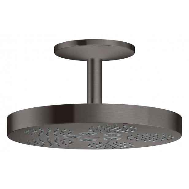 Axor One - Hlavová sprcha, průměr 28 cm, kartáčovaný černý chrom 48493340