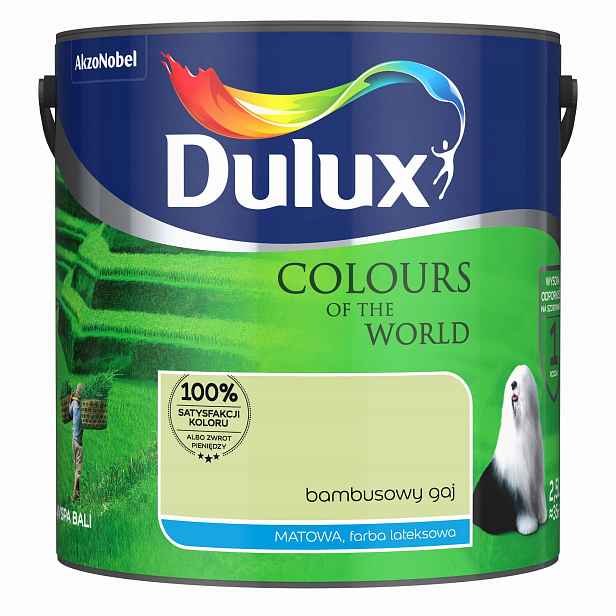 Dulux Barvy světa barva na stěnu Bambusový Gaj mat 2,5L