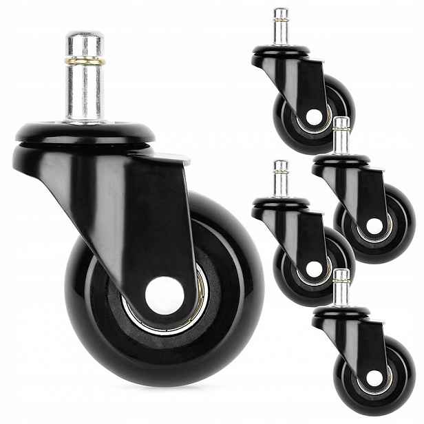 Kolečka na křeslo Ikea kaučuková 5 cm 10 mm 5 ks