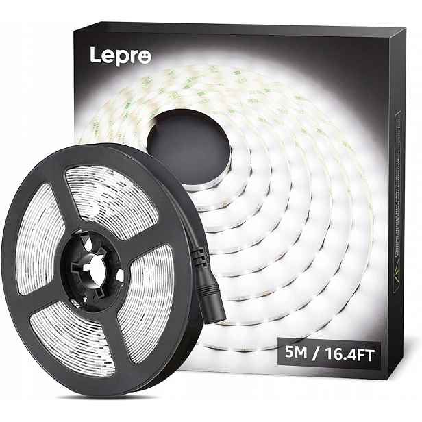 Led Páska 5 M 300 Diod 12 V Studená Bílá Stmívatelné Osvětlení Do Domu