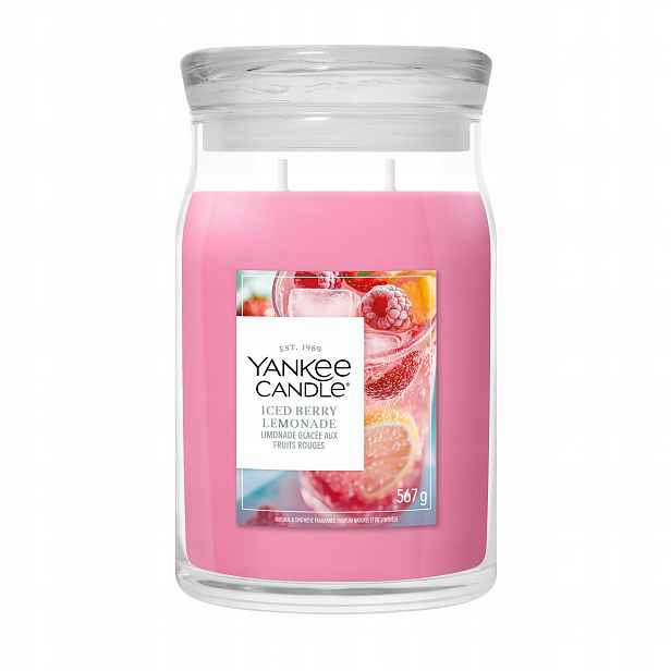 Velká vonná svíčka Yankee Candle Iced Berry Lemonade