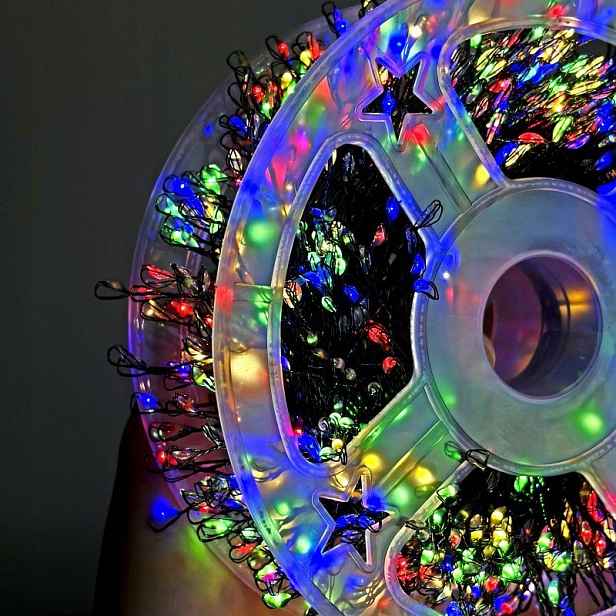 Venkovní/vnitřní vánoční osvětlení na stromeček micro Led 1000 Led 28,7 m, vícebarevná barva