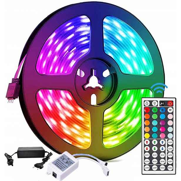Rgb Smd Led Páska 16 Barev 3M Samolepicí 5050