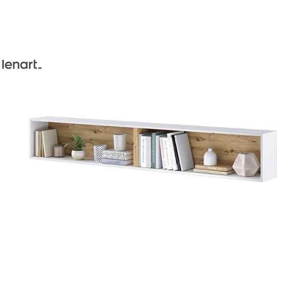 Dig-net nábytek Police Lenart BED CONCEPT BC-30 | bílá / dub artisan