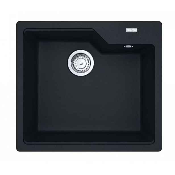 Franke Urban - Fragranitový dřez UBG 610-56, 56x50 cm, matná černá 114.0700.066
