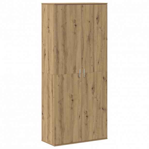 vidaXL Vysoká skříň 80 x 35 x 180 cm Kompozitní dřevo dub artisan